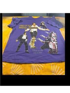 Michael Jackson King of Pop Tribute tee shirt